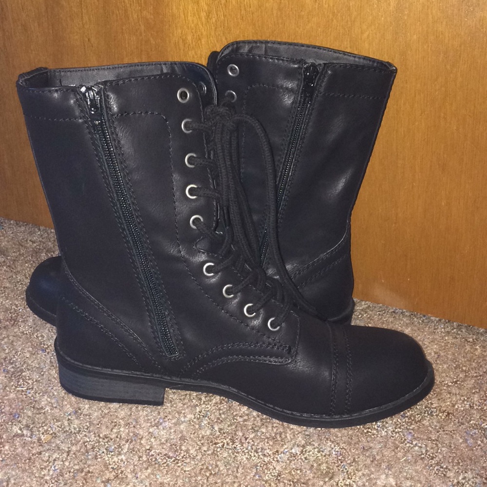 Black Combat Boots